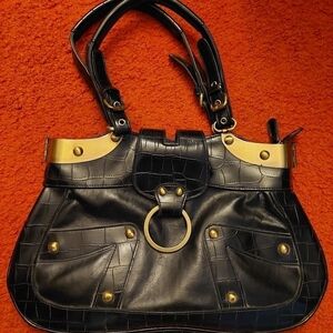 Vintage* Veneto Black Medium Handbag